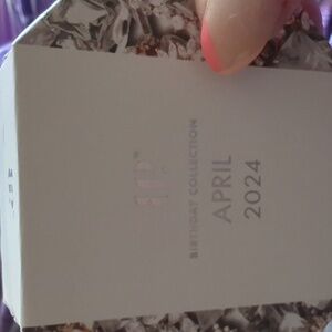 Bomb party April 2024 birthday collection necklace.